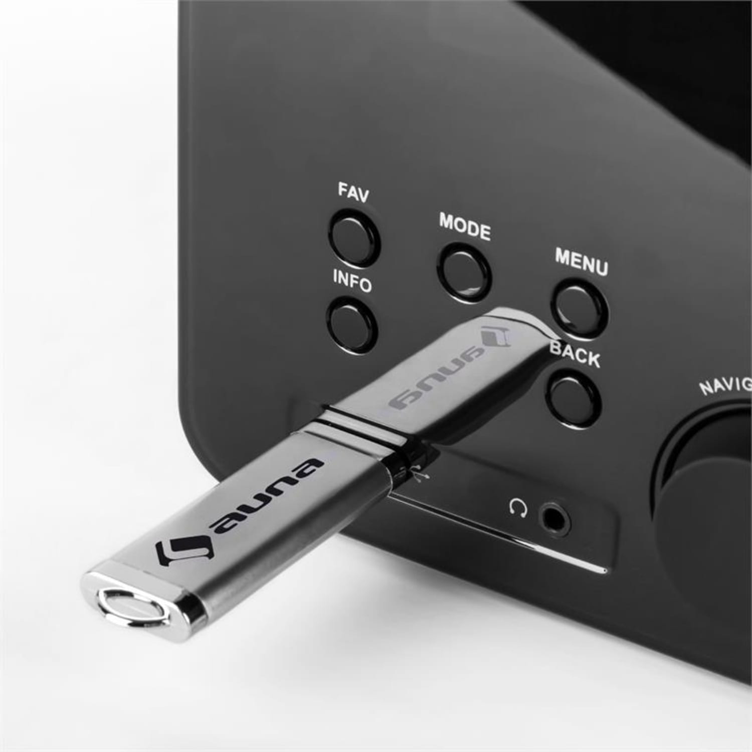 Radio Gaga radio internet reproductor multimedia wifi dab+ usb marrón claro 