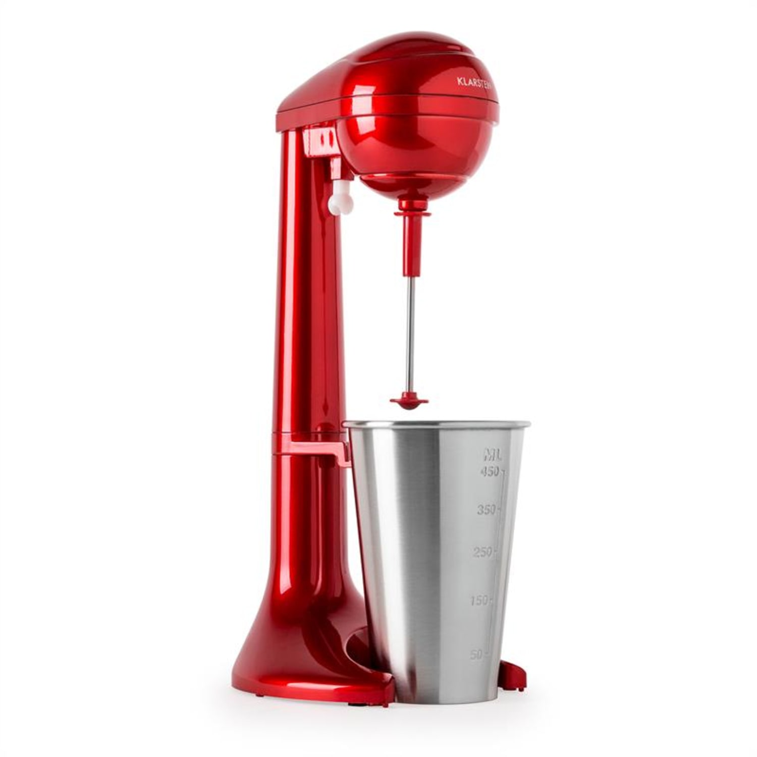 Klarstein Manhattan mixer italok készítésére, 65 W, 450 ml, 25.000 ford./perc, piros 