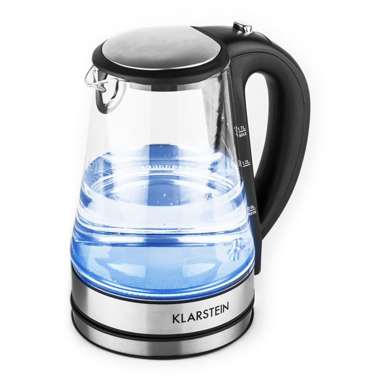 Klarstein Darjeeling gyorsforraló kanna, 2200 W, 1,7 l, teafőző, állítható hőmérséklet 