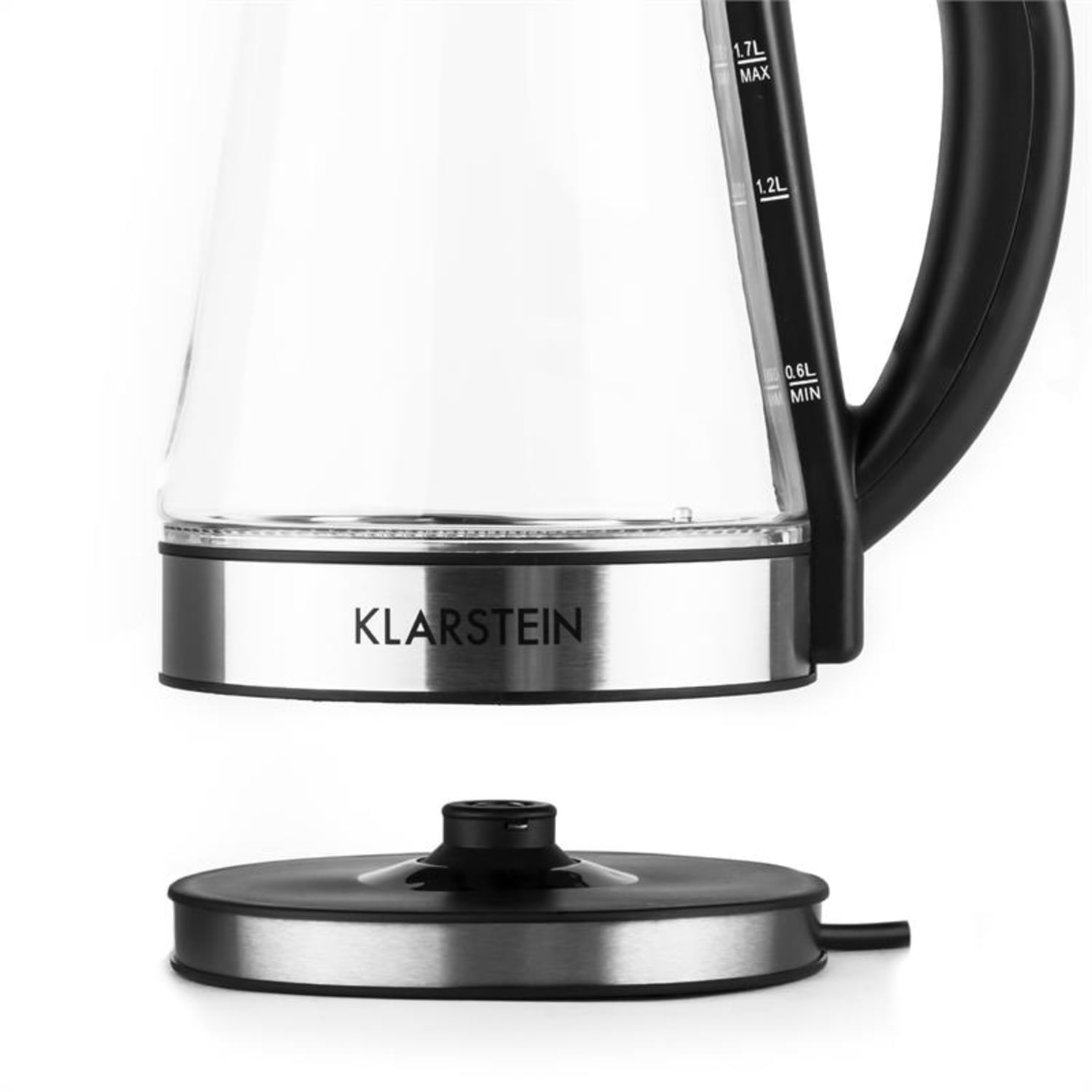 Klarstein Darjeeling gyorsforraló kanna, 2200 W, 1,7 l, teafőző, állítható hőmérséklet 