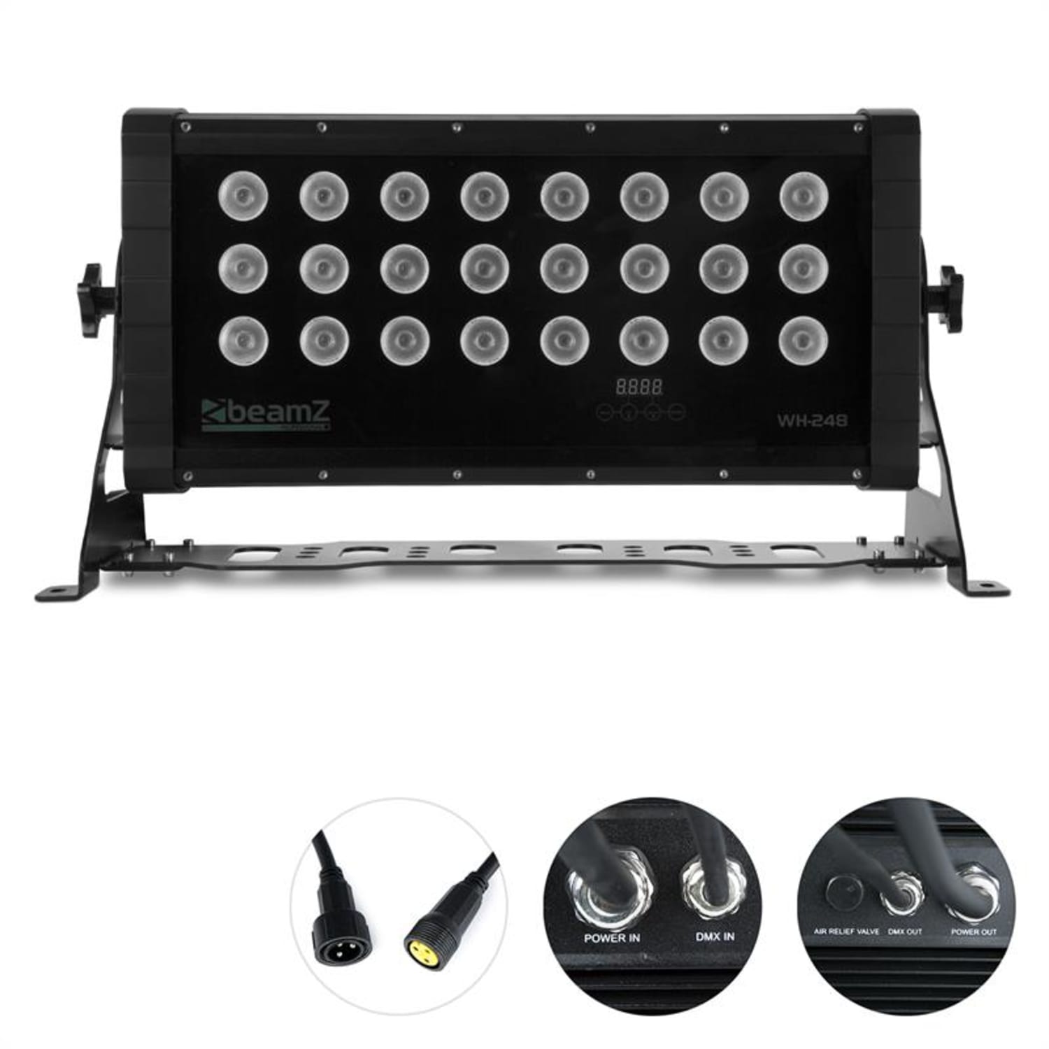 WH248 Wall Washer 24 x 8W 4-in-1 LED's DMX 