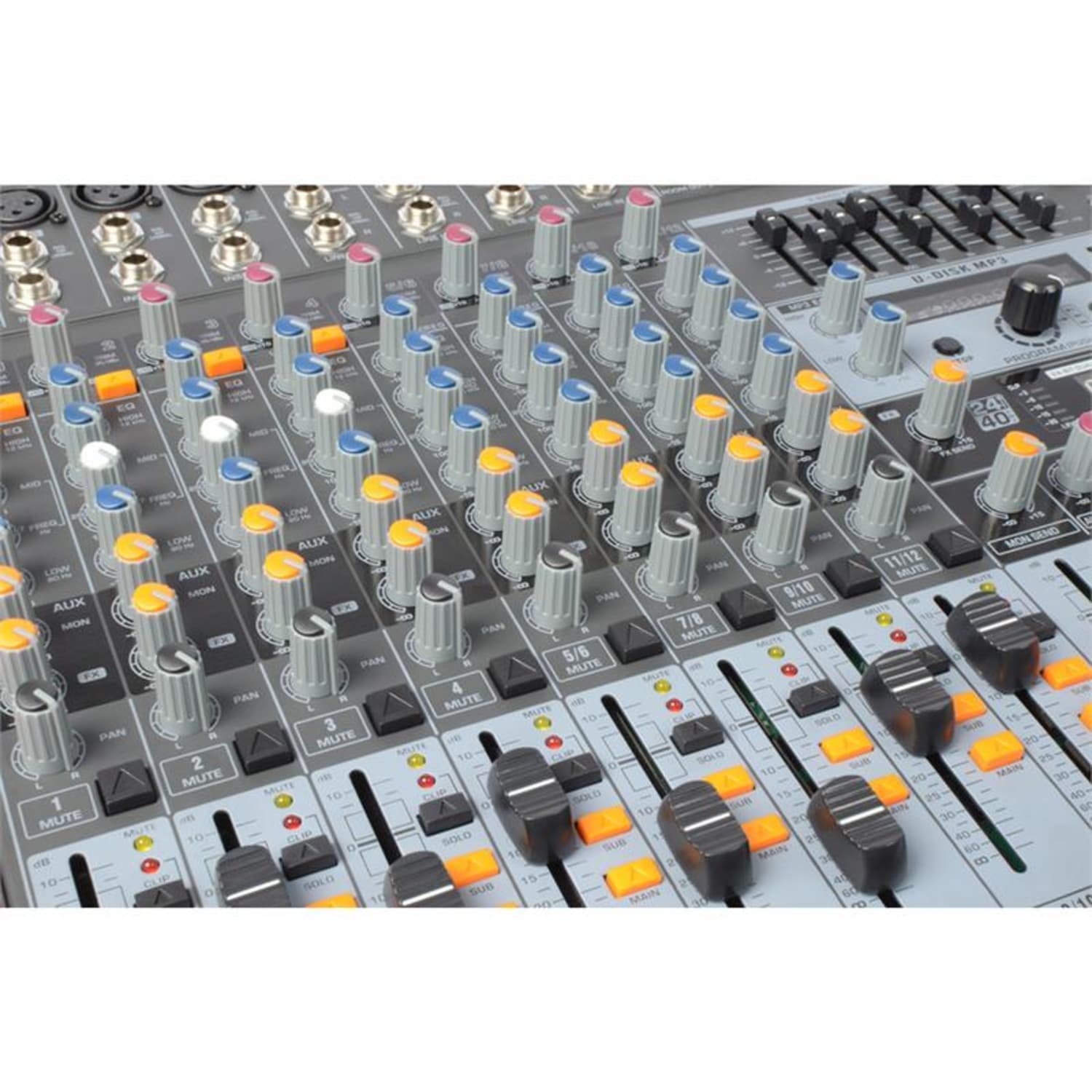 PDM-Š1203,12 kanálový mixpult USB,DSP,AUX,EQ 