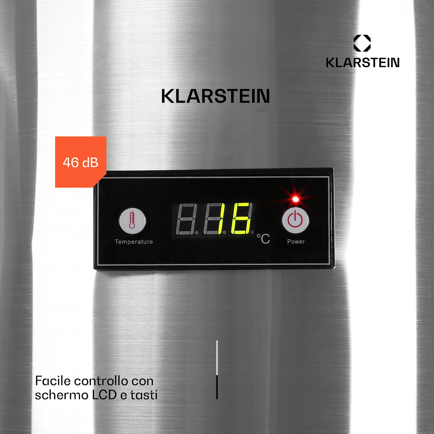 Mr. Barbot Frigobar 50 Ltr | Argento