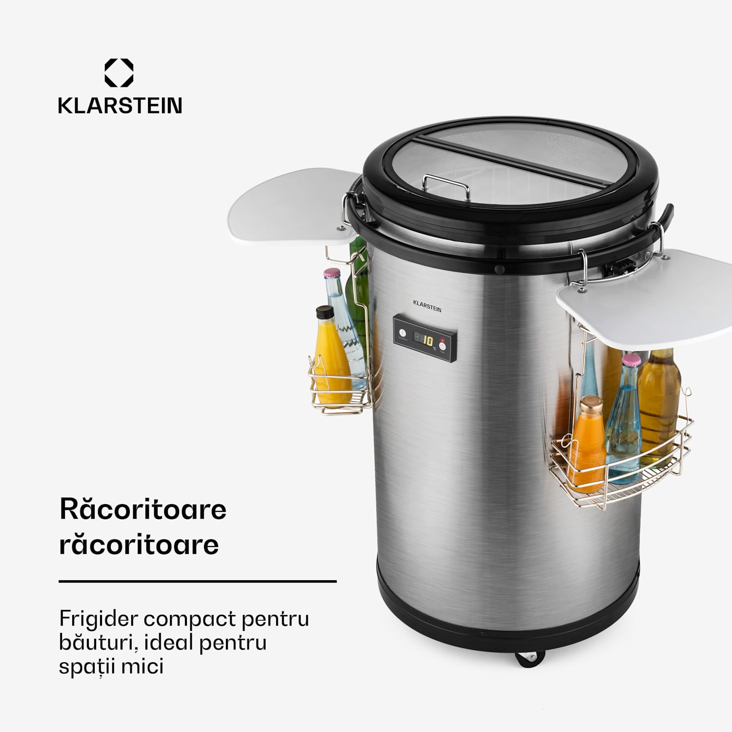 Mr. Barbot, 50 l, F, frigider de bar, oțel inoxidabil 50 litri | Argintiu