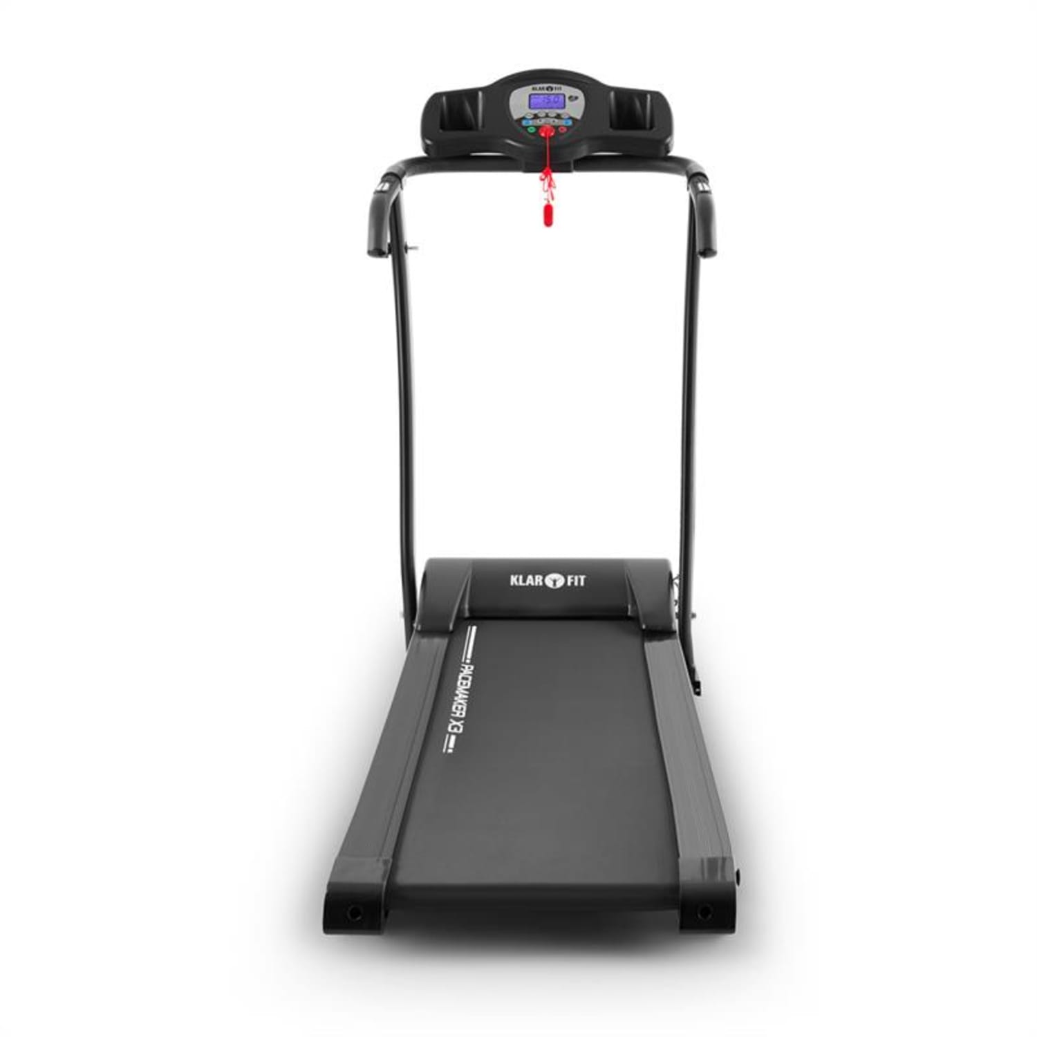 Pacemaker X3 cinta para correr 1,5 CV 12 km/h pulsometro 3 niveles de inclinación Negro