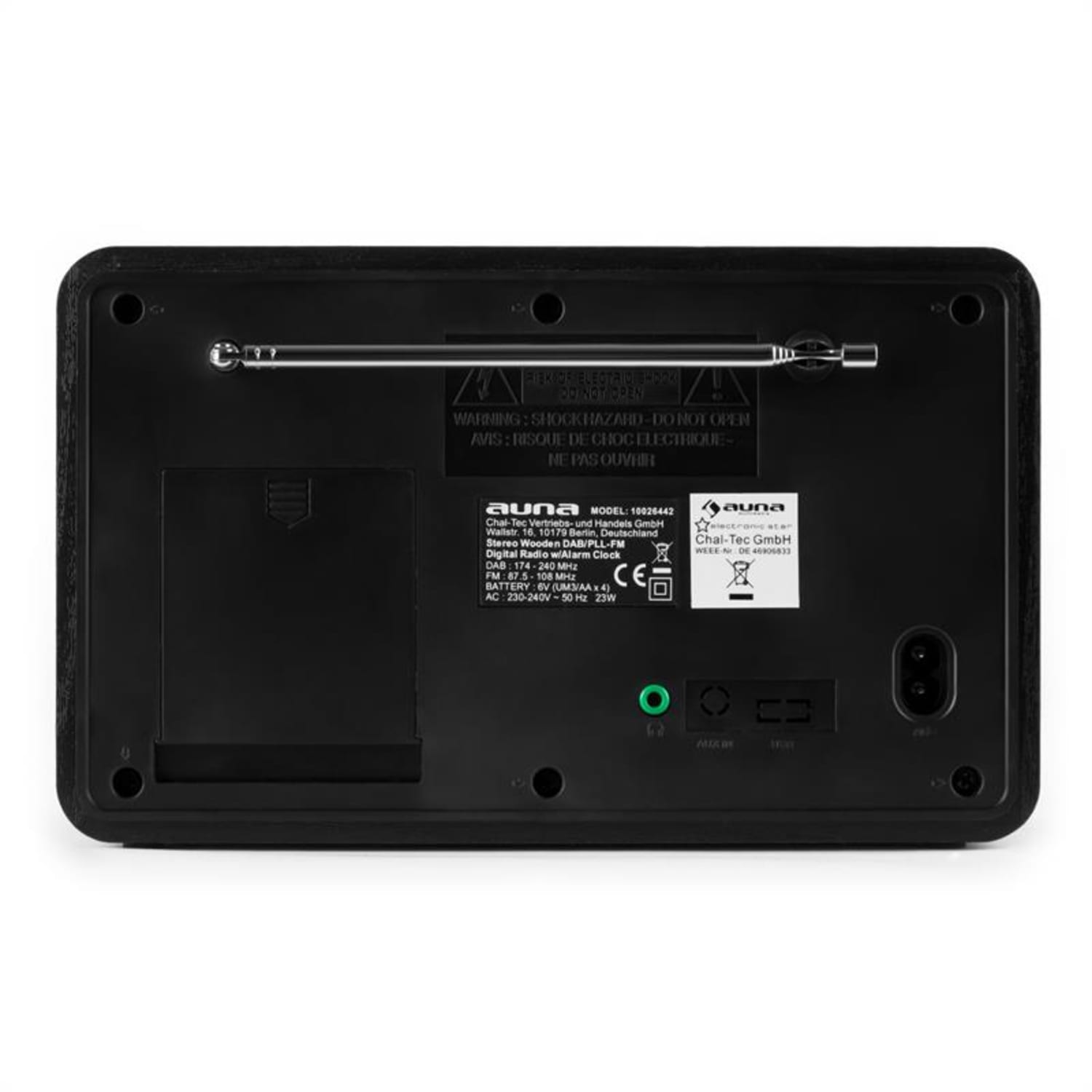 Digidab Retro radio digitale DAB FM sveglia 
