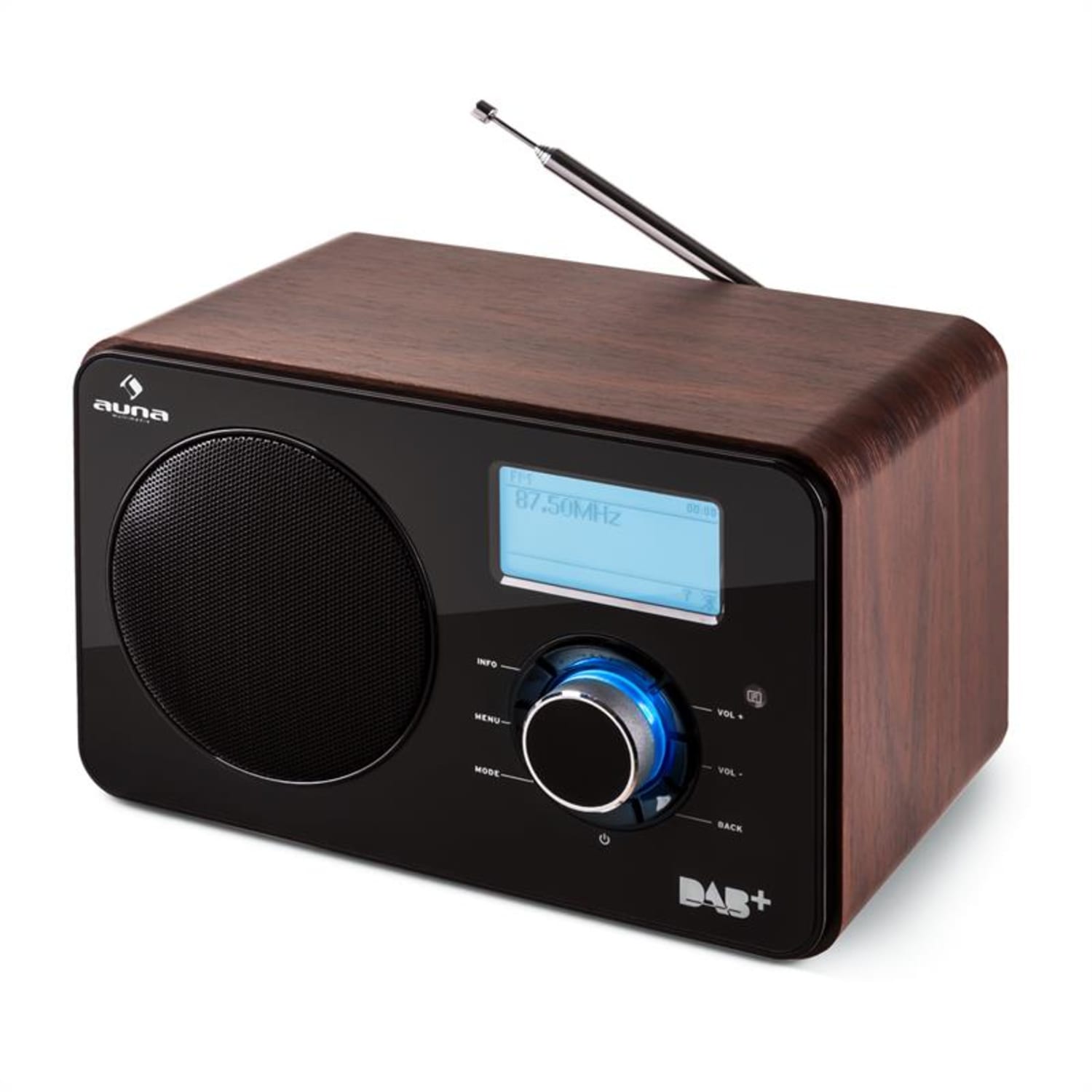 Worldwide internetové rádio, síťový přehrávač, WLAN/LAN, DAB/DAB+, FM, USB, AUX 