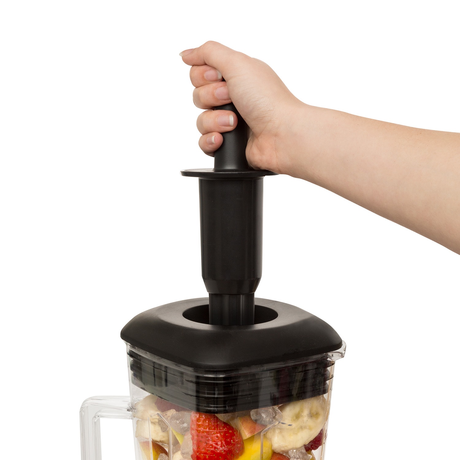 Klarstein Herakles 3G Powermixer, 1500 W, 2 liter, zöld smoothie, BPA nélkül, asztali mixer, piros Piros
