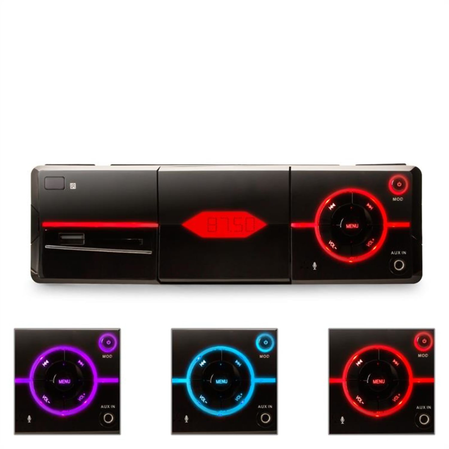 MD-640 Autoradio Bluetooth SD Sostegno Smartphone 