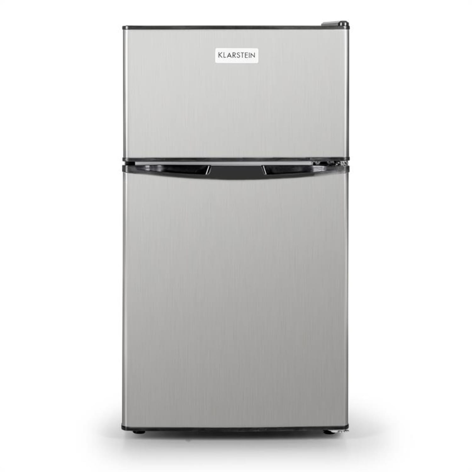 Big Daddy Cool Koelkast 85 liter Klasse A+ Roestvrij Staal zwart 80 ltr | Zilver
