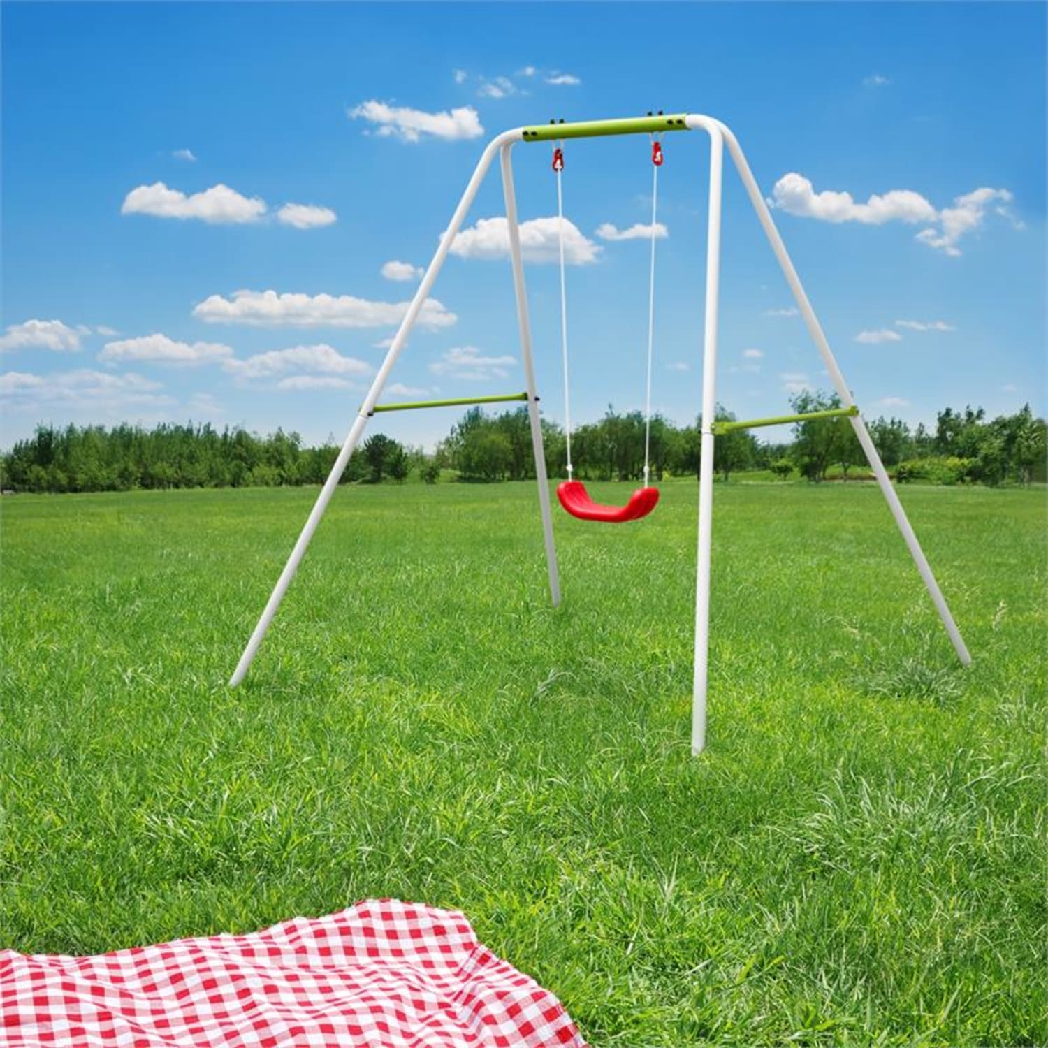 MIRI, OTROŠKA VRTNA GUGALNICA, ZELENA, Zelena