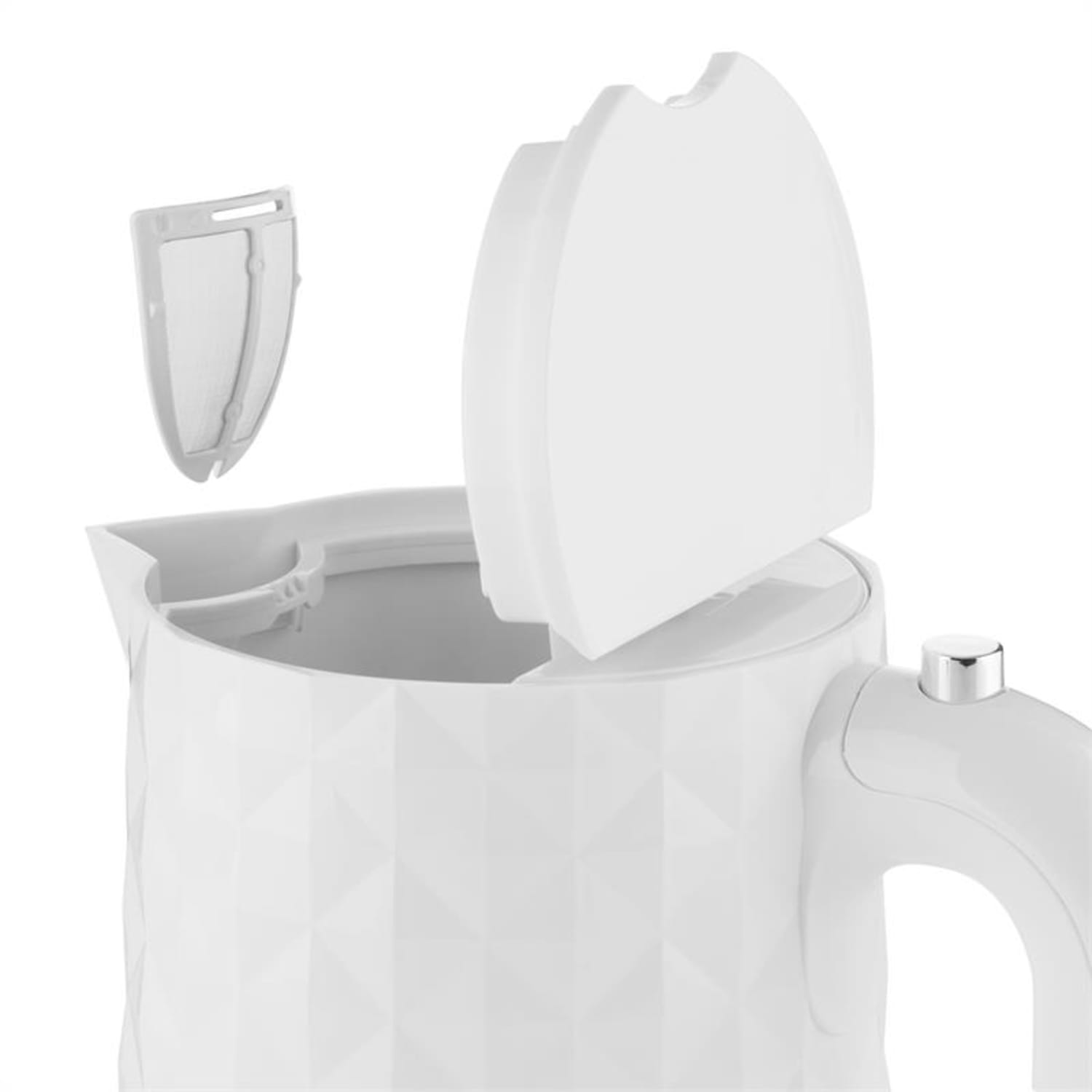 Klarstein Granada Bianca, 2200 W, 1,7 l, vízforraló, fehér Fehér
