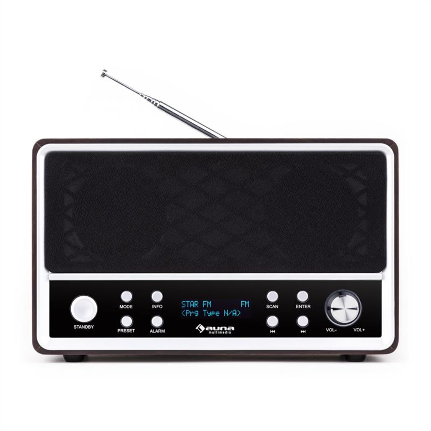 Charleston, DAB+ - digitální přenosné rádio s FM/AM, RDS a budíkem 