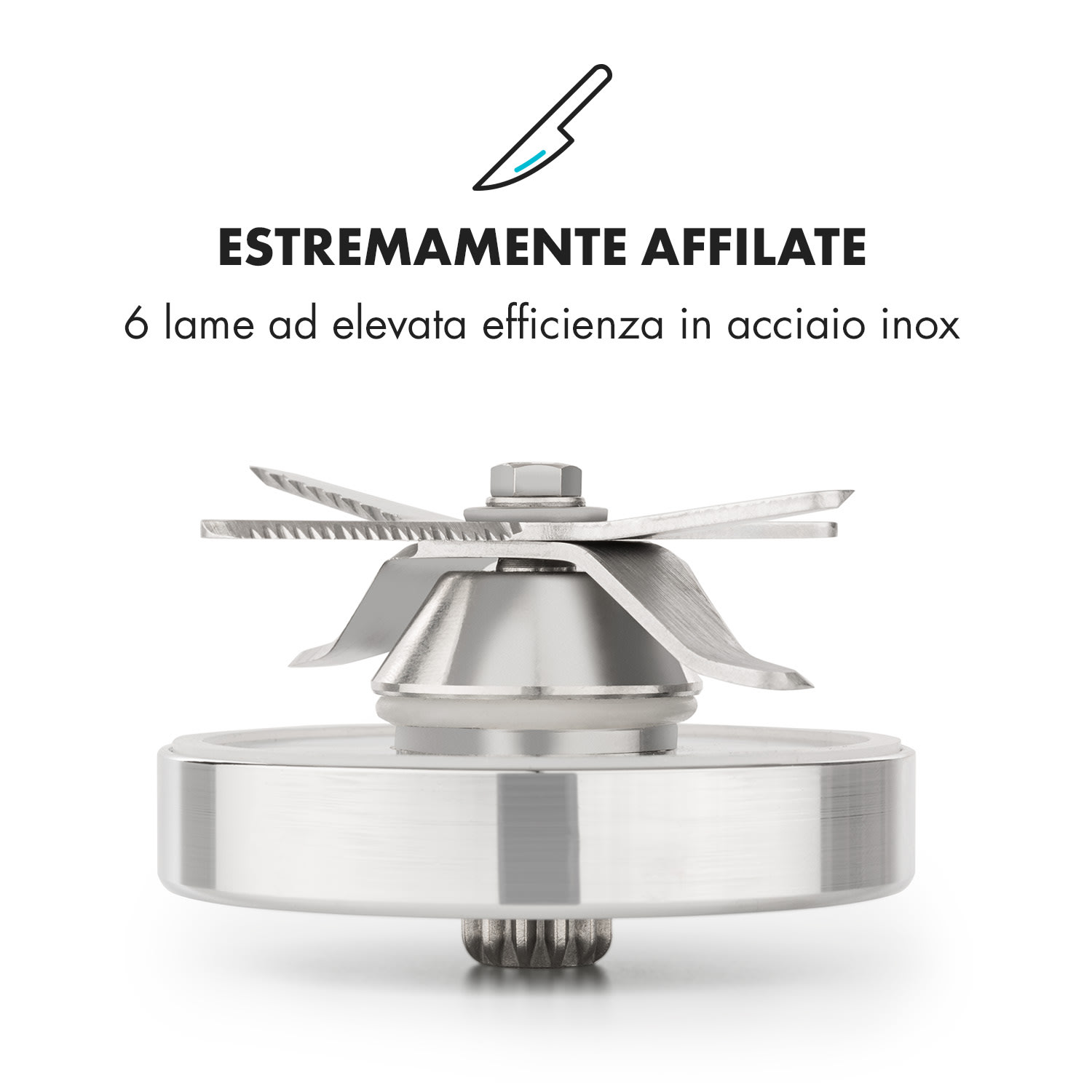 Herakles 8G frullatore professionale frullatore da tavolo 1800 W bianc Bianco