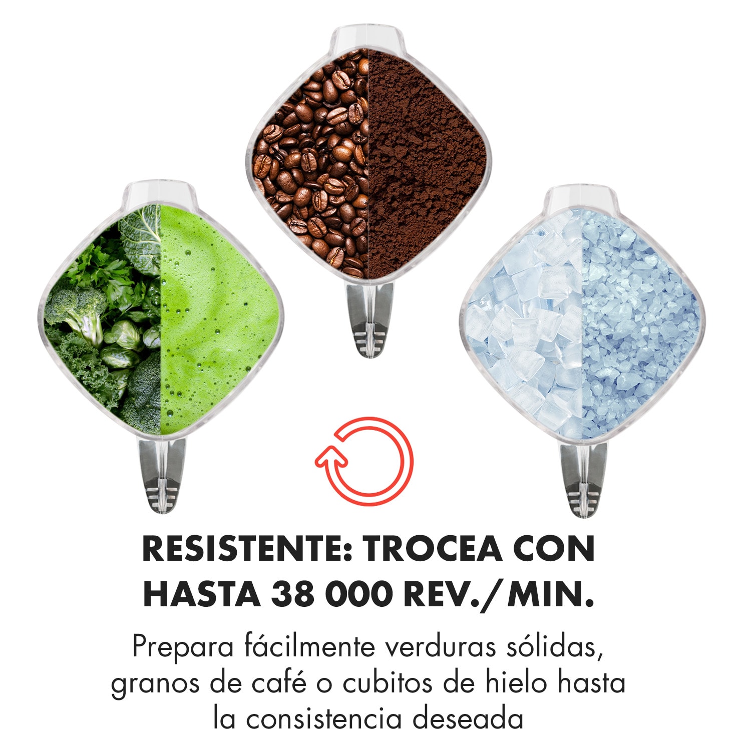 Herakles 8G batidora de vaso para smoothie 1800 W verde sin BPA Verde