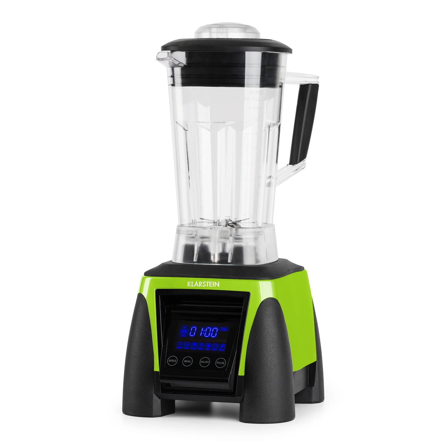 Klarstein Herakles-8G-G, 1800 W, 2 l, stolní mixér, zelený, green smoothie, bez BPA Zelená