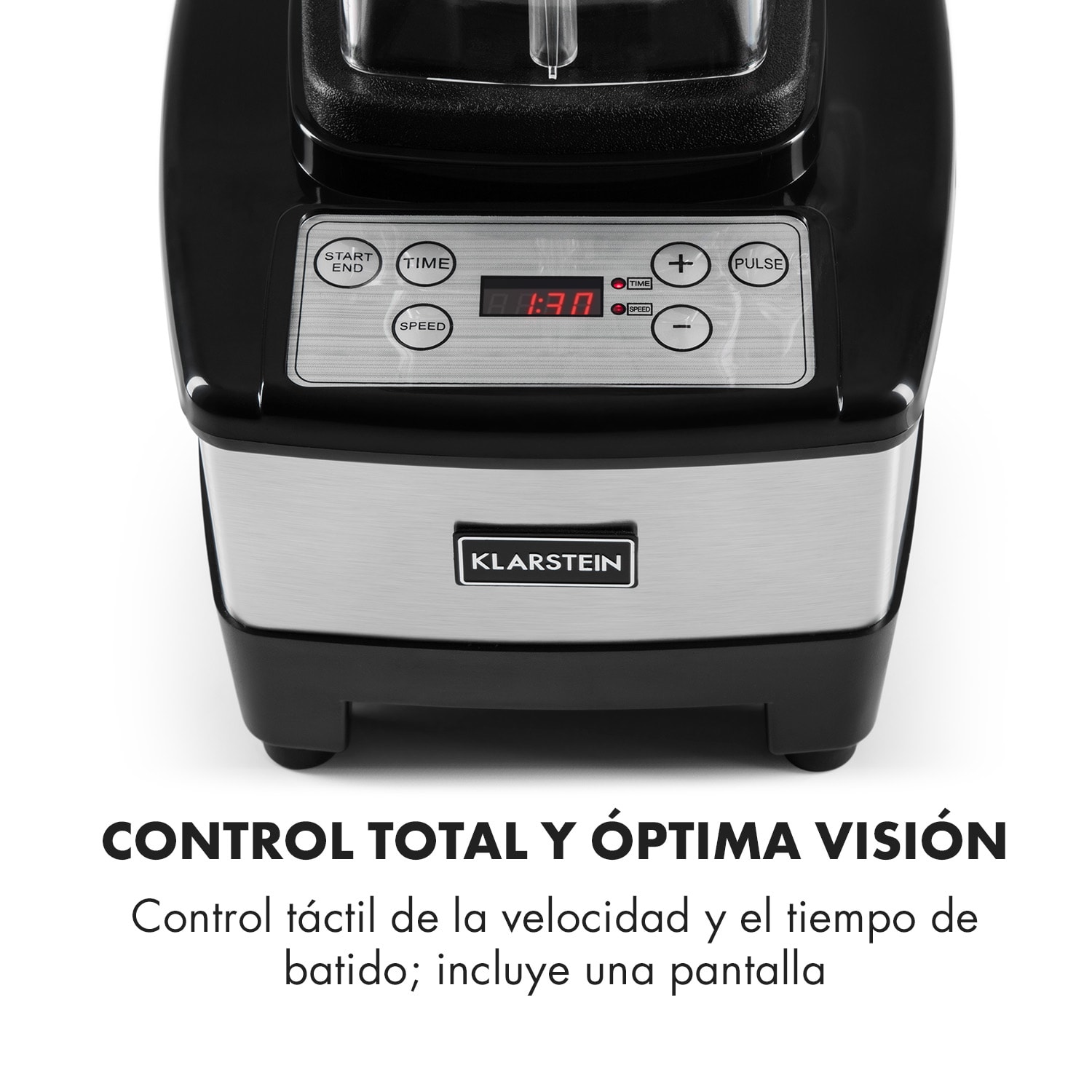Herakles-4G-B Batidora smoothie 1500W 2 litros sin BPA Plata