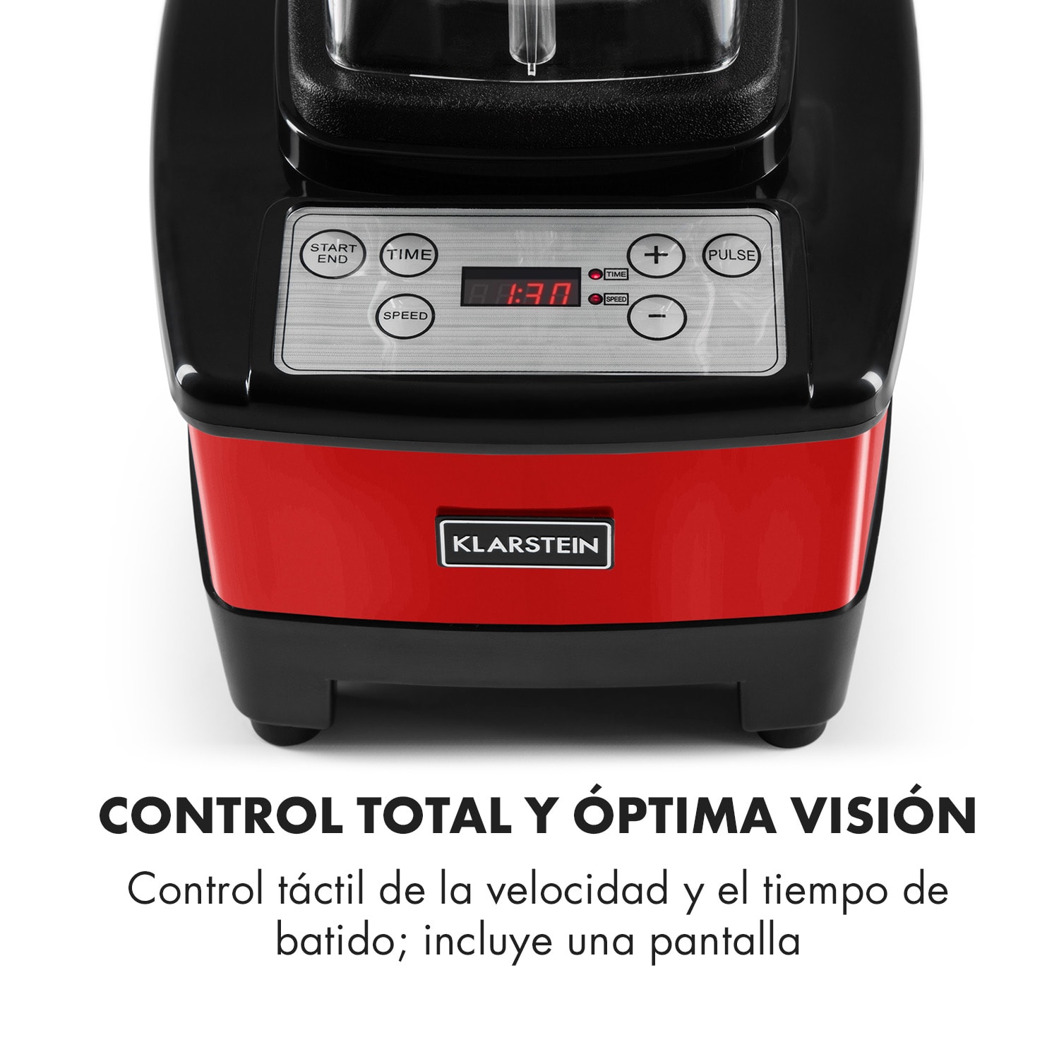 Herakles-4G-E Batidora smoothie 1500W 2 litros sin BPA Rojo