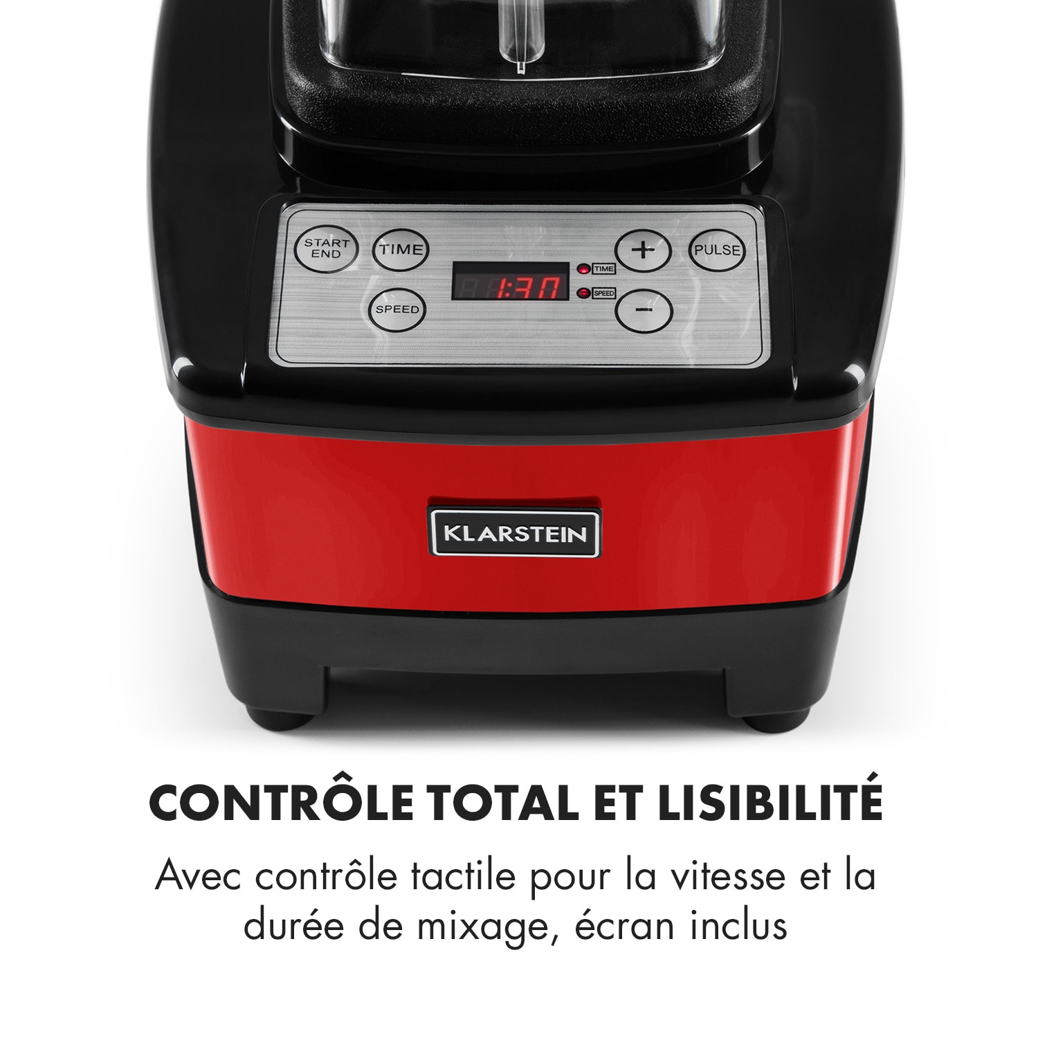 Herakles 4G Mixeur blender sans BPA 2L 1500w 35000t/mn -rouge Rouge