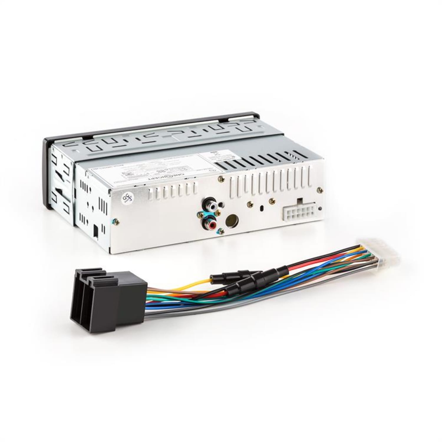MD-185 Autoradio MP3 USB SD pré-out AUX FM branco 