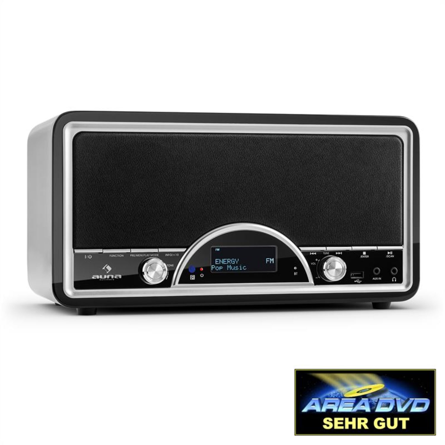 Virgina BK Radio digital DAB/DAB+ Bluetooth USB FM AUX MP3 negro 