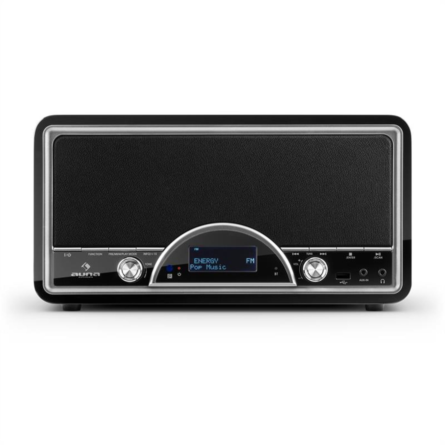 Virgina BK Radio digital DAB/DAB+ Bluetooth USB FM AUX MP3 negro 