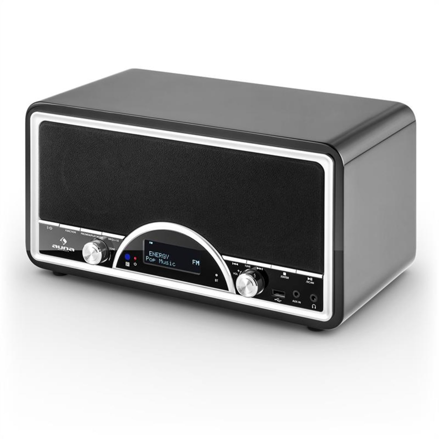 Virgina BK Radio digital DAB/DAB+ Bluetooth USB FM AUX MP3 negro 