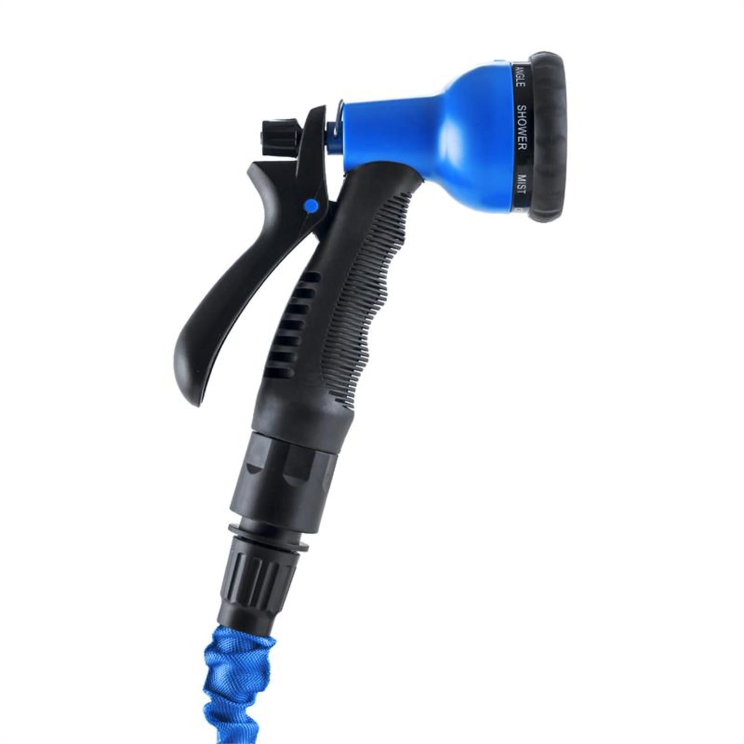 Water Wizard Tuyau d'arrosage de jardin réglable 8 fonctions 30m -bleu 
