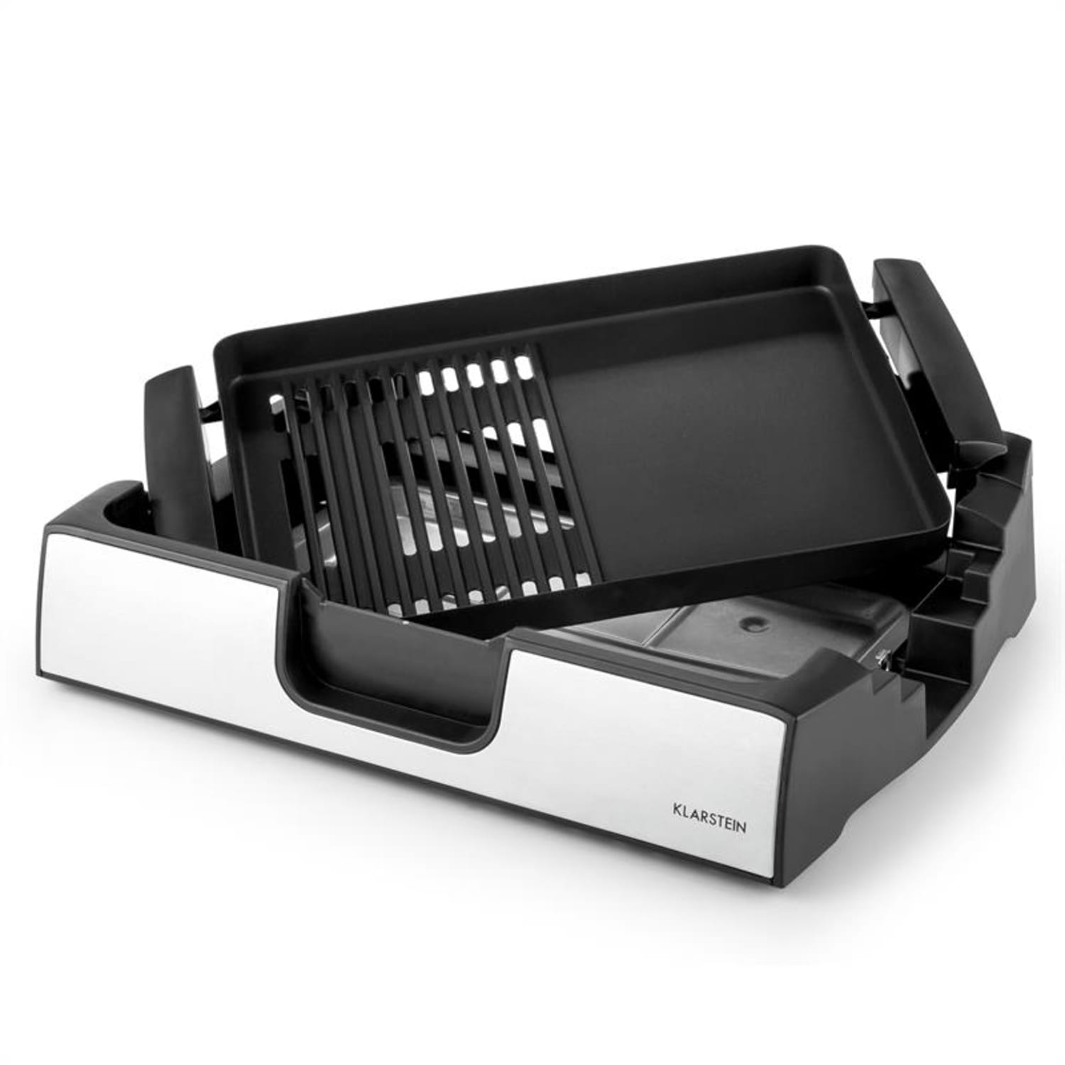 Klarstein Showmaster asztali grill, 1500 W, max. 250 °C, üveg fedél 