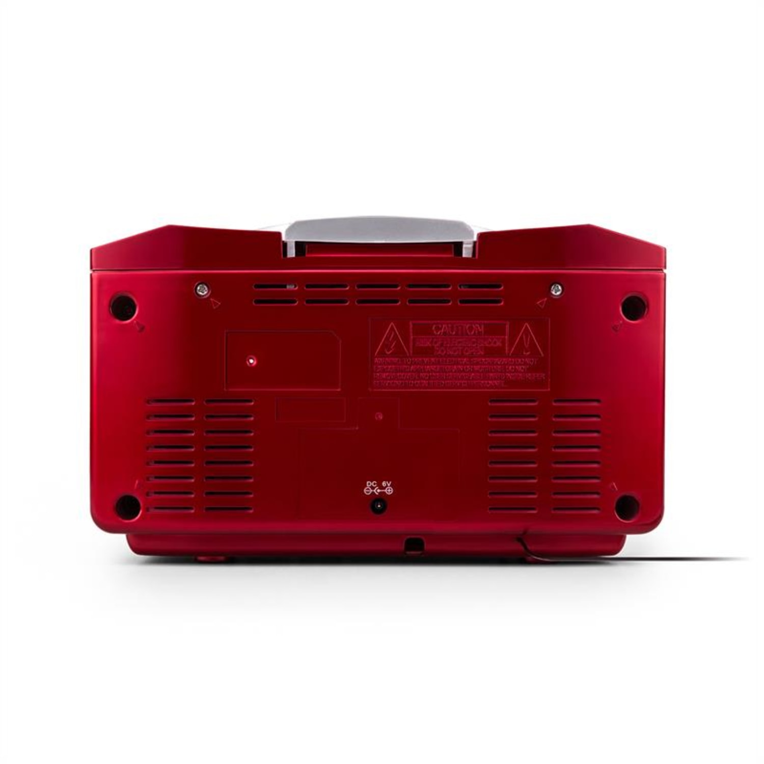RCD320 Reproductor de CD retro FM AUX Rojo Rojo
