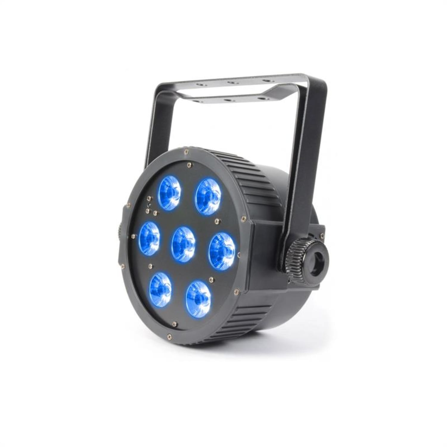FlatPAR 7x 1W5-în-1 Color RGBAWLED DMX IR telecomanda incl. 