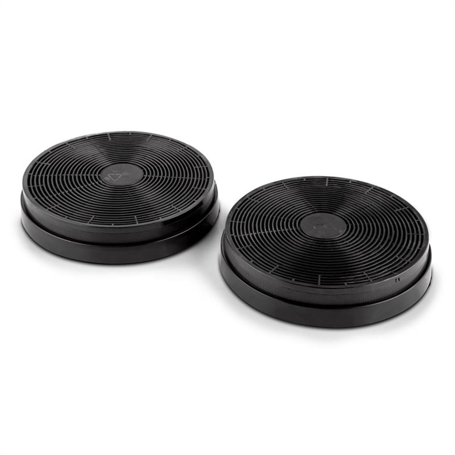 Actief koolfilter vervangend onderdeel 2 filters circulatiesysteem Ø 18 cm