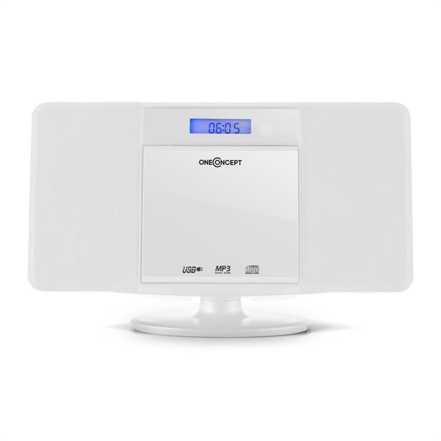 V-13 BT stereo-installatie CD MP3 USB radio wandmontage wit CD-speler | Wit