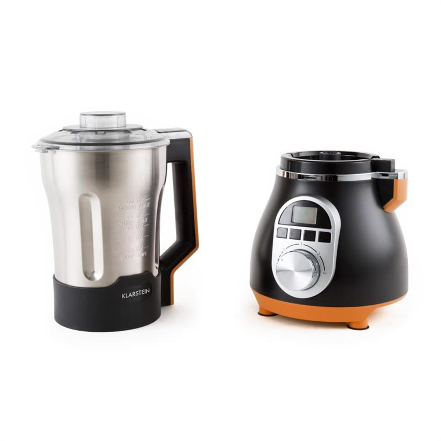Klarstein TK52-Soup-Chef-O, 900 W, 1,75 l, 100 fok, levesfőző, leveskészítés Narancs