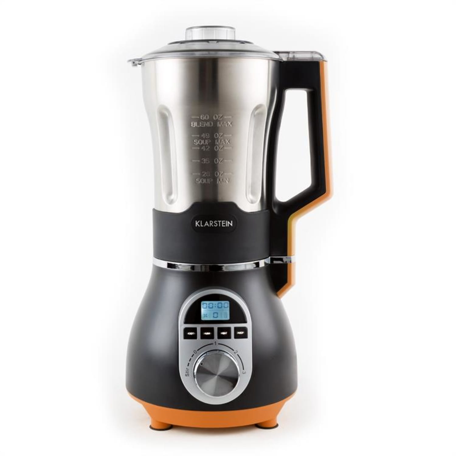 Klarstein TK52-Soup-Chef-O, 900 W, 1,75 l, 100 fok, levesfőző, leveskészítés Narancs