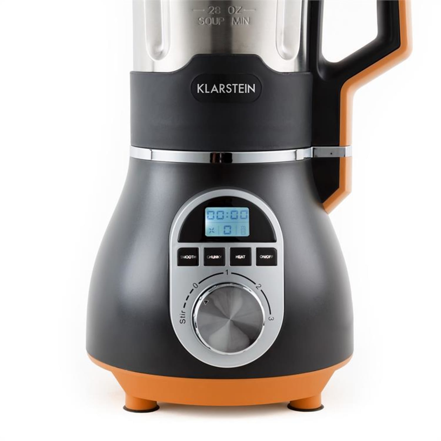 Klarstein TK52-Soup-Chef-O, 900 W, 1,75 l, 100 fok, levesfőző, leveskészítés Narancs