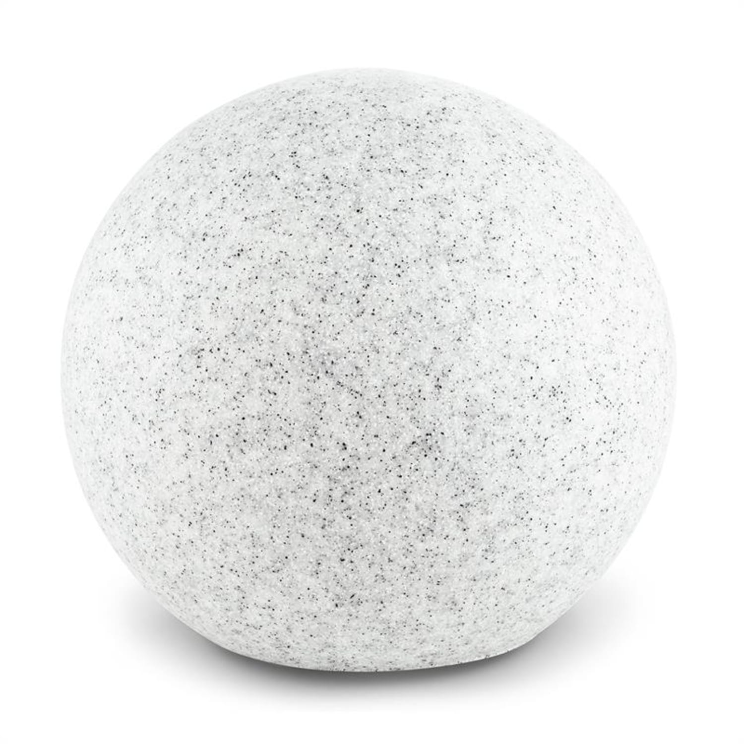 Shinestone M, lampa ogrodowa, kulista, 30 cm, wygląd kamienia 30 cm | Szary z Plamkami