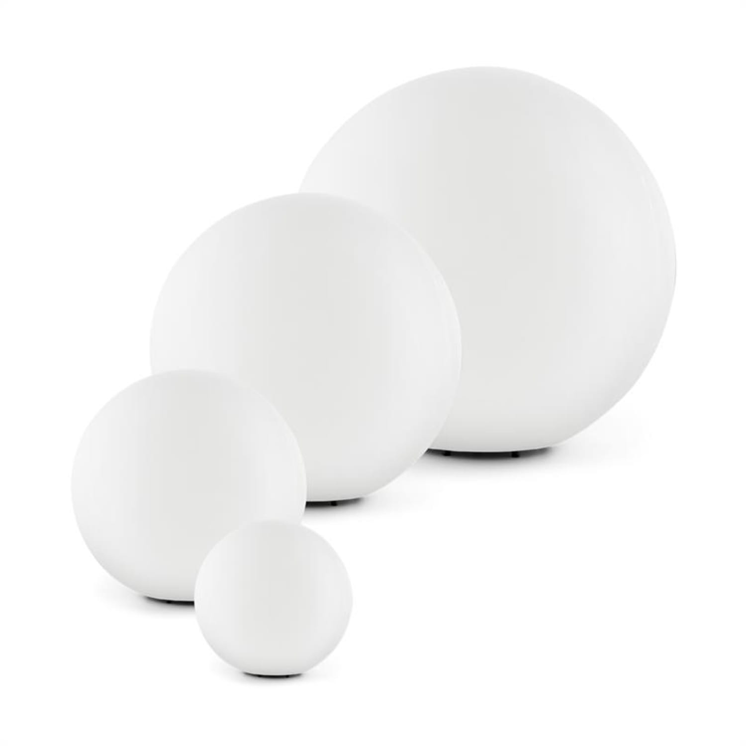 Shineball M, lampa ogrodowa, kulista, 30 cm, białe 30 cm | Biały