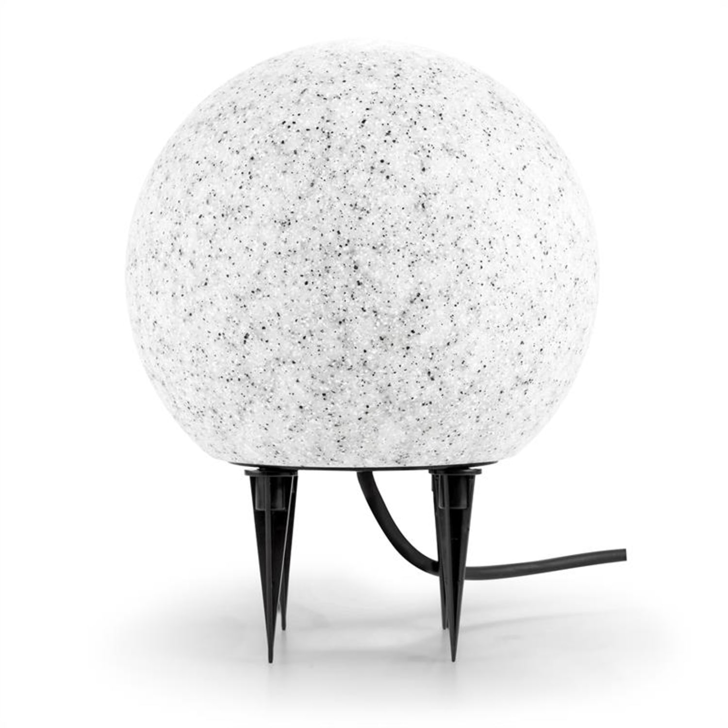 Shinestone S Lâmpada Exterior em Bola Simula Pedra de Jardim 20 Centímetros