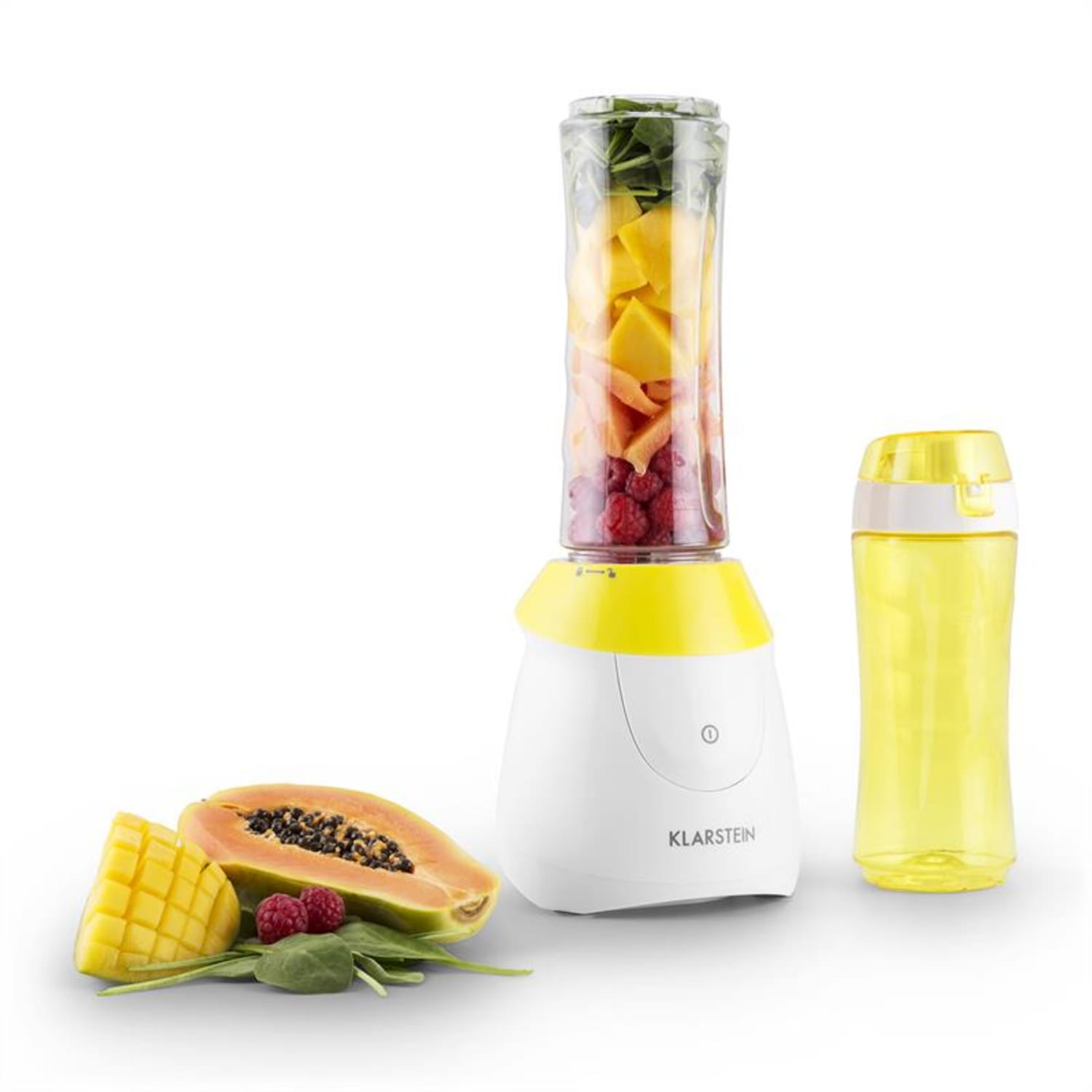 TK54-Paradise-City, 300W, turmixgép/smoothie maker BPA nélkül, 2 x keverőedény Fehér