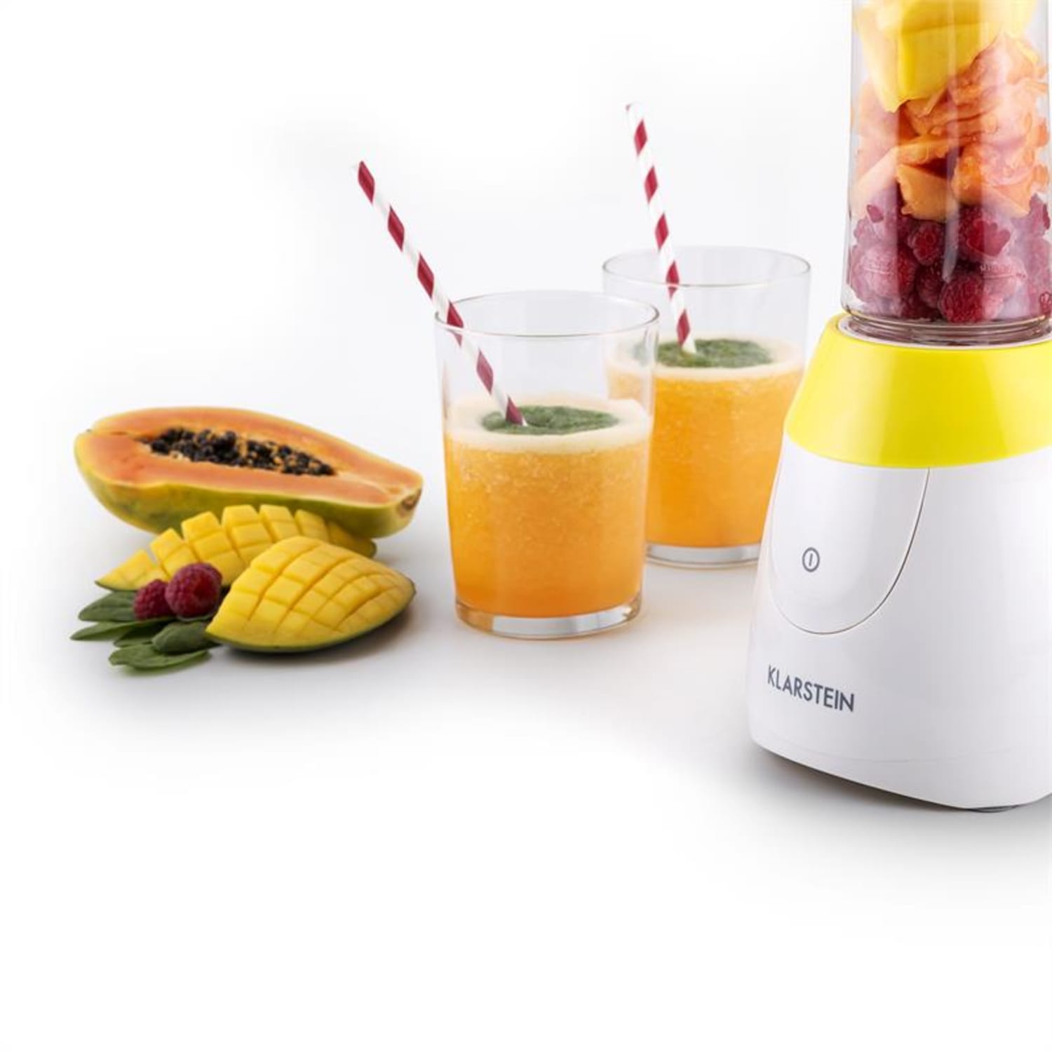 TK54-Paradise-City, 300W, turmixgép/smoothie maker BPA nélkül, 2 x keverőedény Fehér