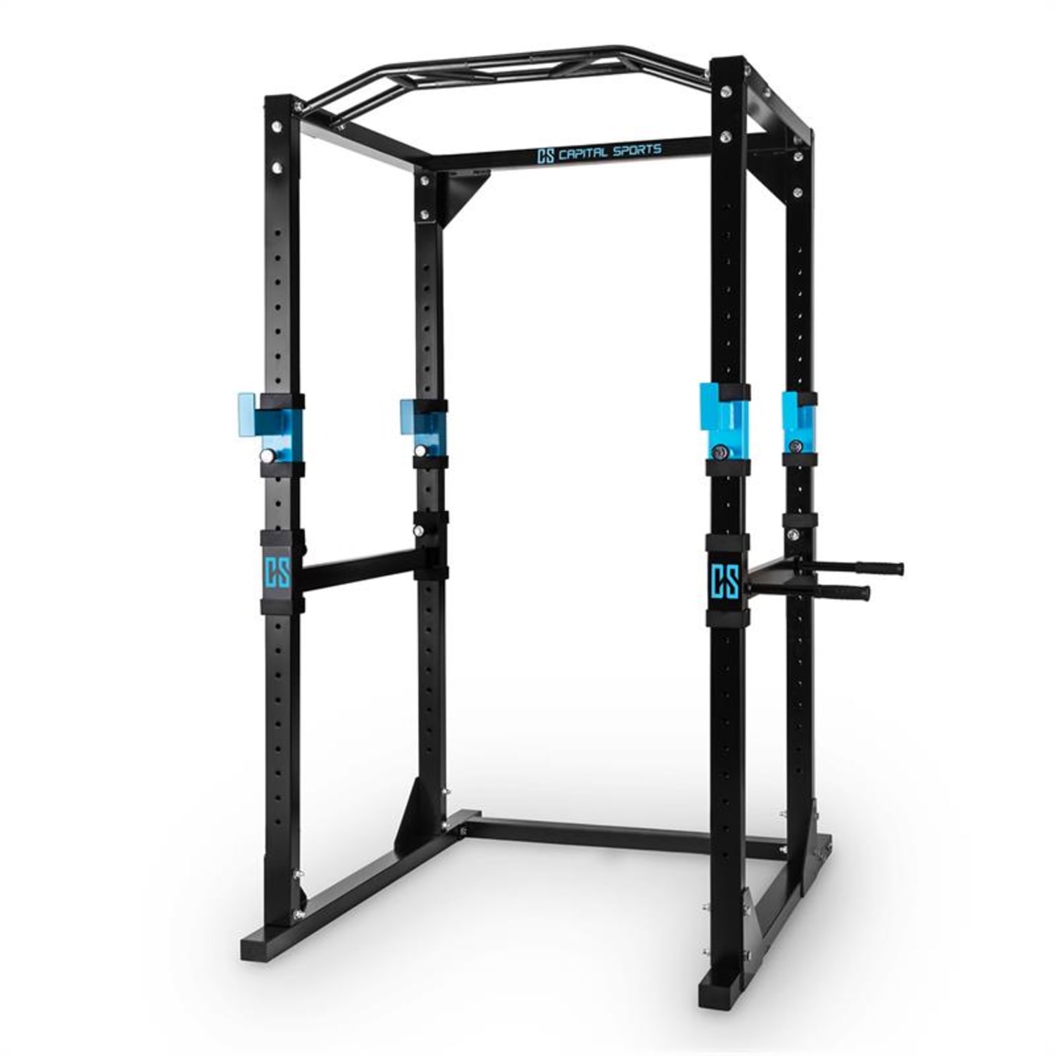 Tremendour Power Rack Domowy przyrząd gimnastyczny Stal bez wyciągu górnego | Czarny