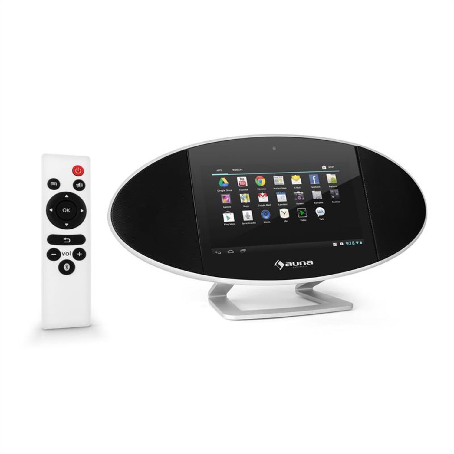 Swizz Mediacenter 18cm (7")-Touch Android WiFi Bluetooth Bianco 