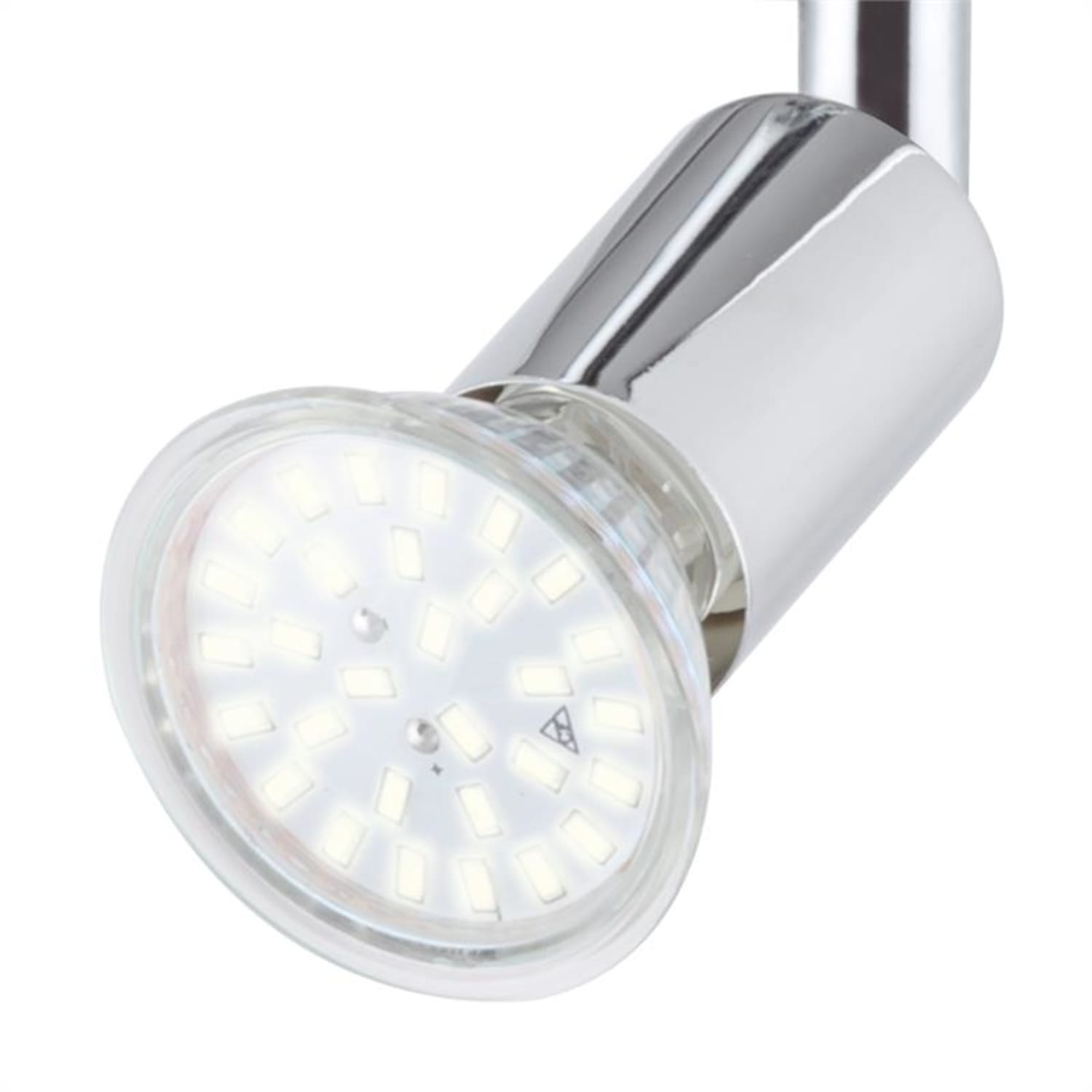 Kvalfoss 2, 2 x 3 W, 250 lm, pontlámpa, LED, forgatható, dönthető, króm, A+ osztály 