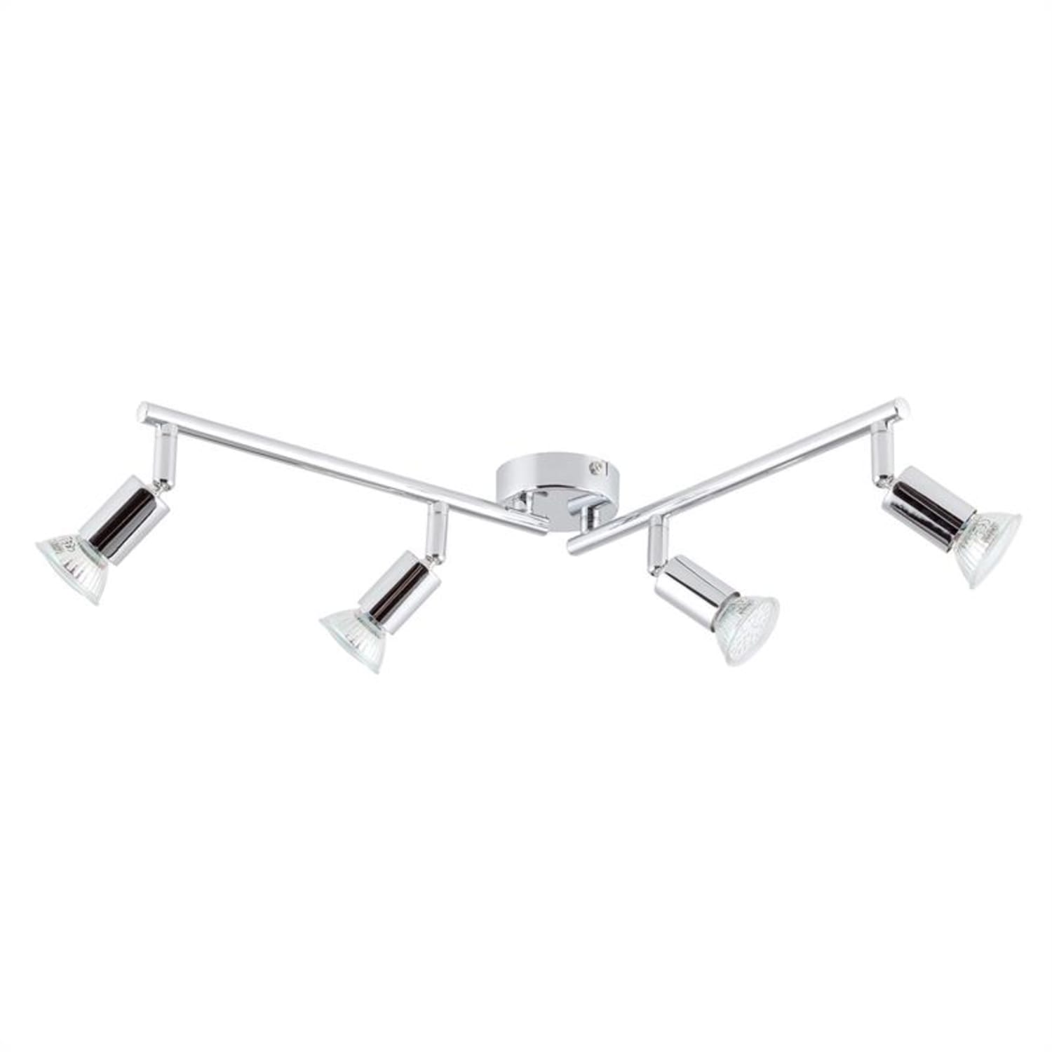 Kvalfoss 4, 4 x 3 W, 250 lm, pontlámpa, LED, forgatható, dönthető, króm, A+ osztály 