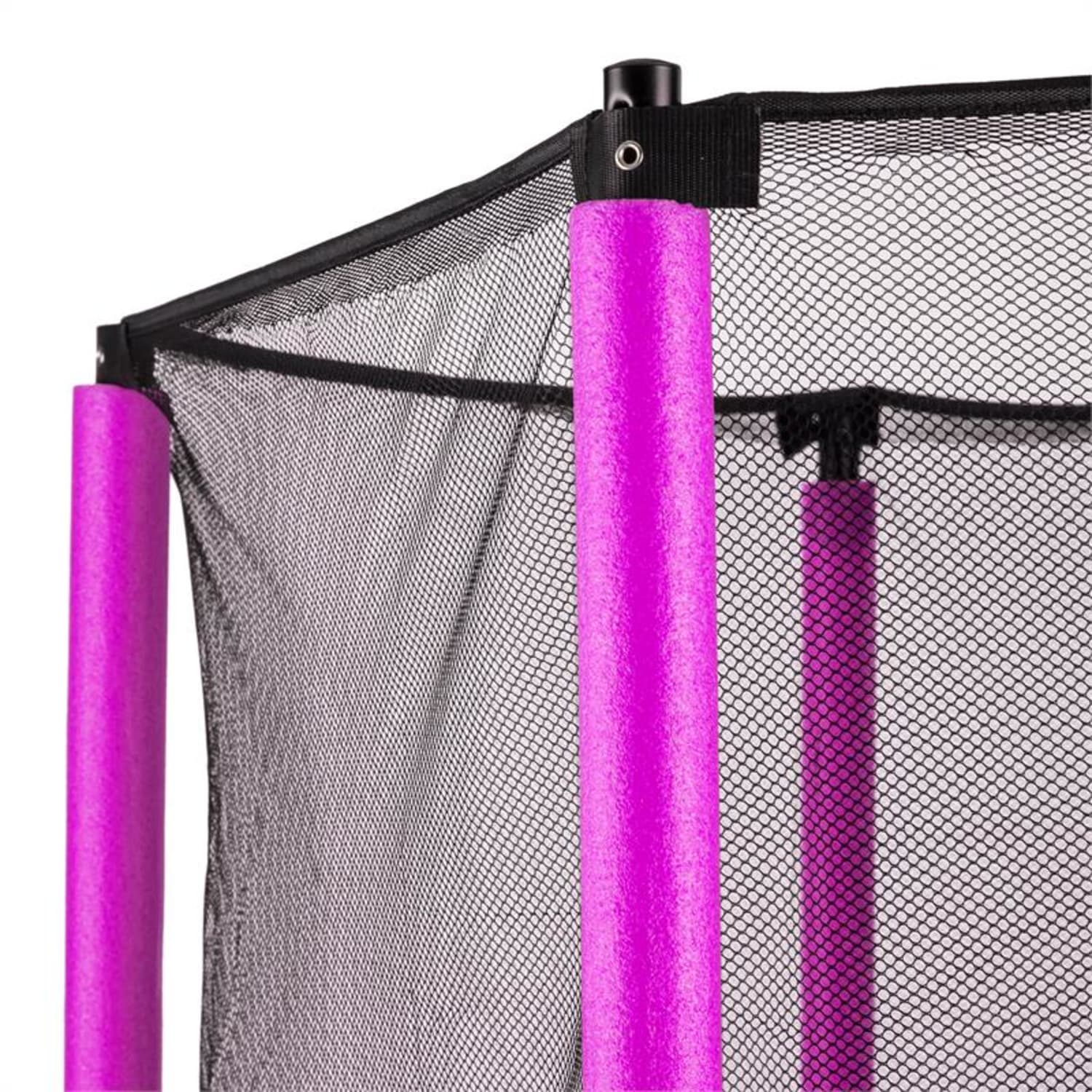Rocketkid trampolina Ø140cm siatka zabezpieczająca zawieszenie Bungee od 3 roku życia Pink