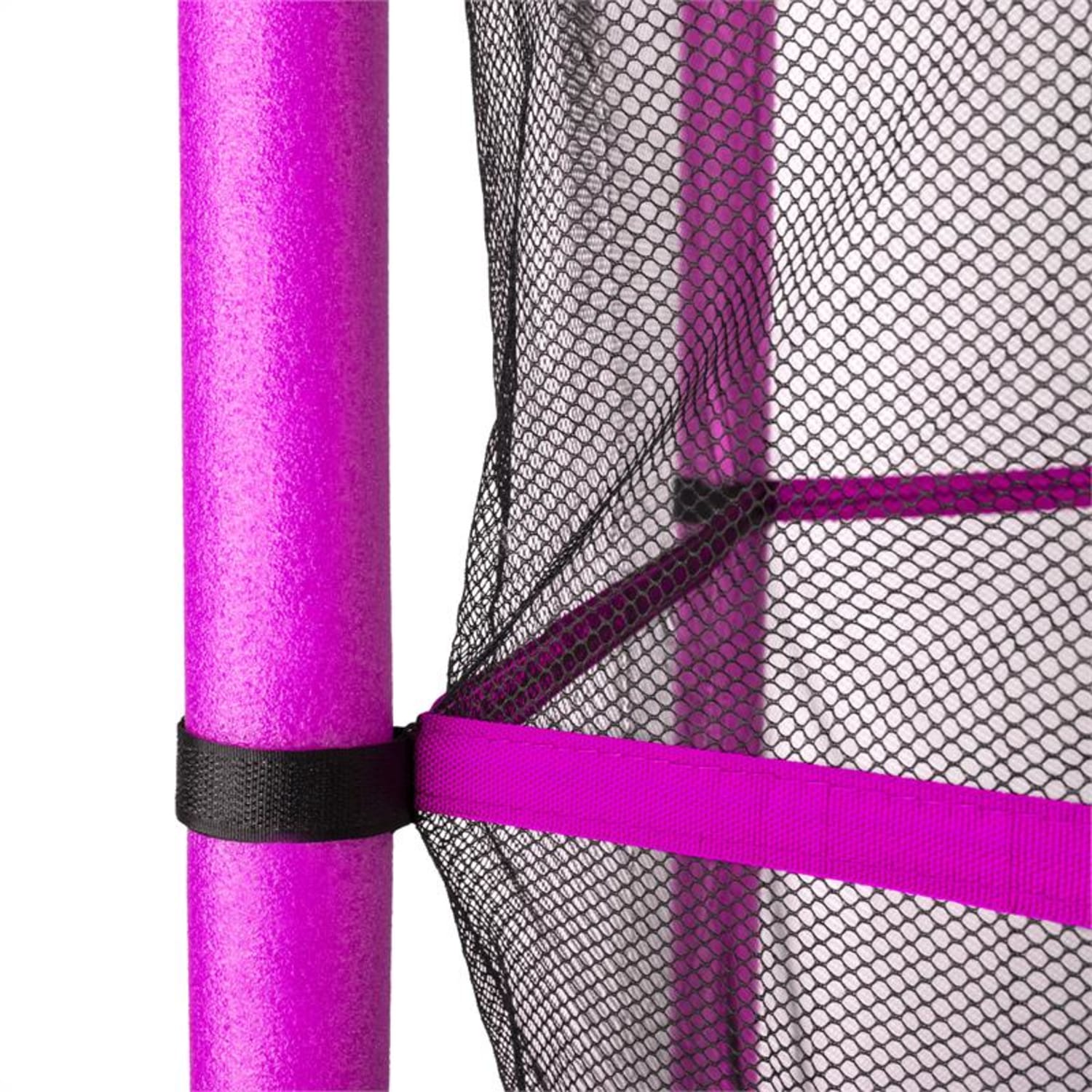 Rocketkid trampolina Ø140cm siatka zabezpieczająca zawieszenie Bungee od 3 roku życia Pink
