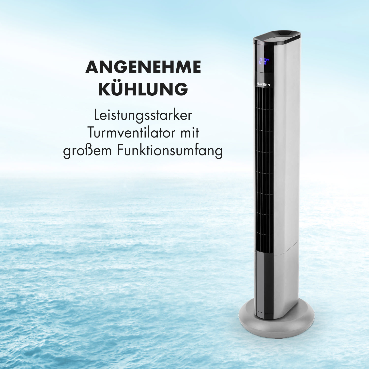 Skyscraper 3G Ventilateur tour 48W Débit d'air 1633 m³/h Télécommande  