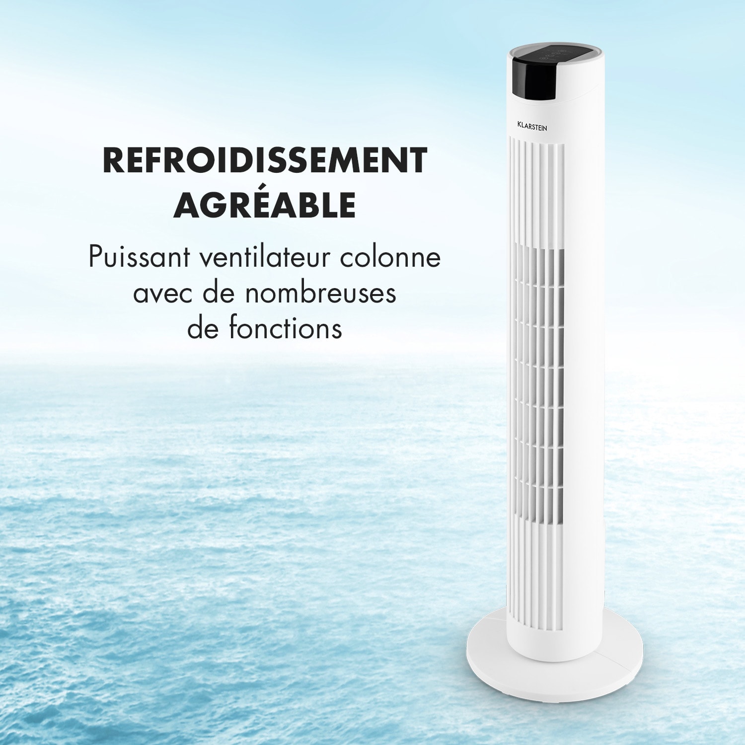 Skyscraper 2G Torenventilator 40W 820 m³/h aromaverstuiver aanraak afstandsbediening 