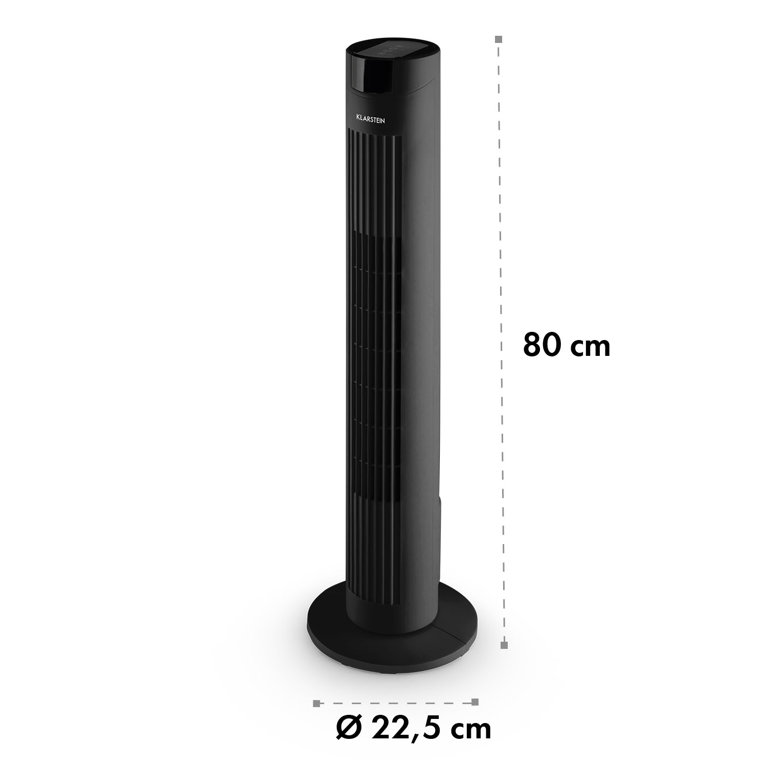 Skyscraper 2G, wentylator kolumnowy, 40 W, panel dotykowy, pilot zdalnego sterowania, kolor czarny Czarny
